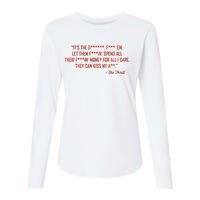 The Thrill It’S The Let Them Spend All Their Womens Cotton Relaxed Long Sleeve T-Shirt