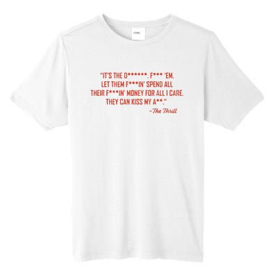 The Thrill It’S The Let Them Spend All Their Tall Fusion ChromaSoft Performance T-Shirt