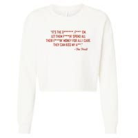 The Thrill It’S The Let Them Spend All Their Cropped Pullover Crew