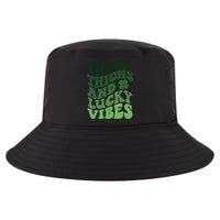 Thick Thighs Irish Vibes Retro St Paddy Cool Comfort Performance Bucket Hat