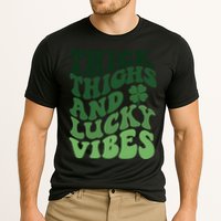 Thick Thighs Irish Vibes Retro St Paddy Performance Shirt