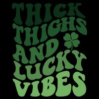 Thick Thighs Irish Vibes Retro St Paddy Impact Tech Backpack
