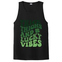 Thick Thighs Irish Vibes Retro St Paddy PosiCharge Competitor Tank