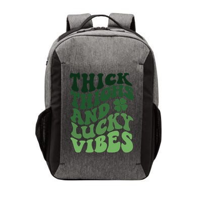 Thick Thighs Irish Vibes Retro St Paddy Vector Backpack