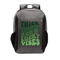 Thick Thighs Irish Vibes Retro St Paddy Vector Backpack