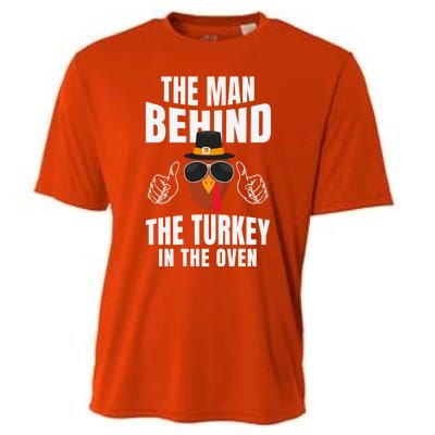 Thanksgiving Turkey In The Oven Talk Turkey To Me Gift Cooling Performance Crew T-Shirt