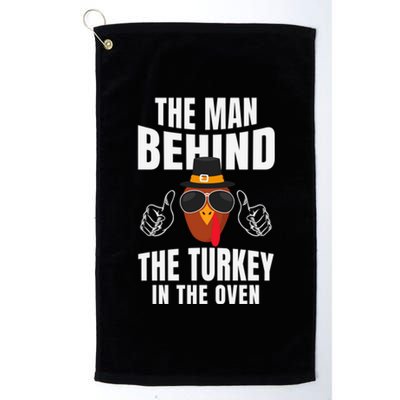 Thanksgiving Turkey In The Oven Talk Turkey To Me Gift Platinum Collection Golf Towel