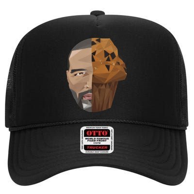 Thats That Ish Crackin Muffins Face High Crown Mesh Back Trucker Hat