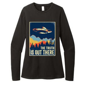 The Truth Is Out There Area 51 Alien UFO Womens CVC Long Sleeve Shirt