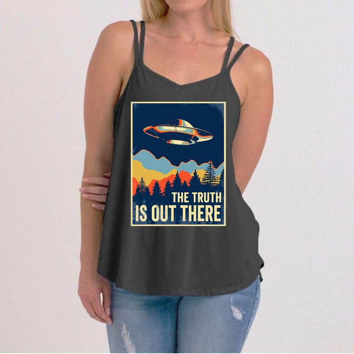 The Truth Is Out There Area 51 Alien UFO Women's Strappy Tank