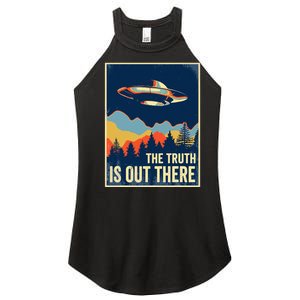 The Truth Is Out There Area 51 Alien UFO Women's Perfect Tri Rocker Tank