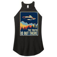 The Truth Is Out There Area 51 Alien UFO Women's Perfect Tri Rocker Tank