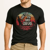The Tug Is My Drug Funny Fishing Cooling Performance Crew T-Shirt