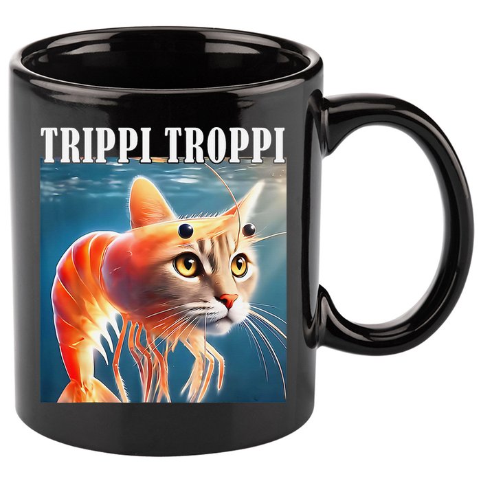 Trippi Troppi - Italian Brainrot Meme Funny 11oz C Handle Ceramic Mug