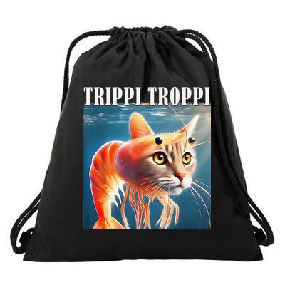 Trippi Troppi - Italian Brainrot Meme Funny Drawstring Bag