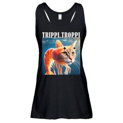 Trippi Troppi - Italian Brainrot Meme Funny Ladies Essential Flowy Tank