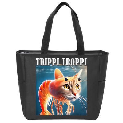 Trippi Troppi - Italian Brainrot Meme Funny Zip Tote Bag
