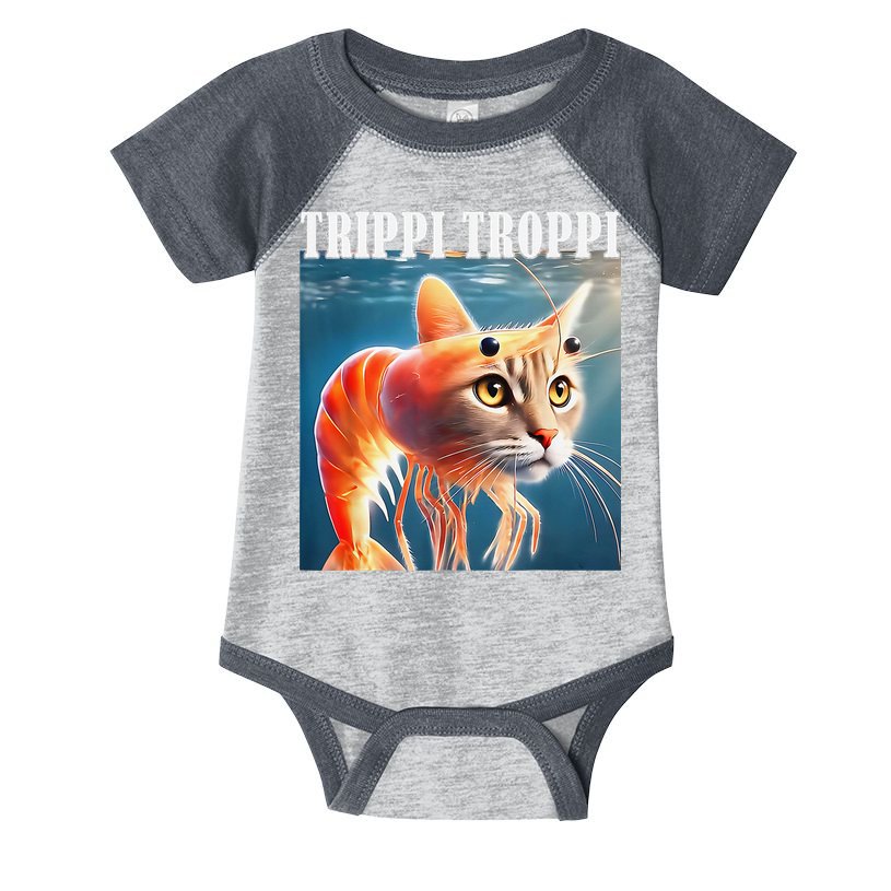 Trippi Troppi - Italian Brainrot Meme Funny Infant Baby Jersey Bodysuit