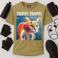 Trippi Troppi - Italian Brainrot Meme Funny Cooling Performance Crew T-Shirt