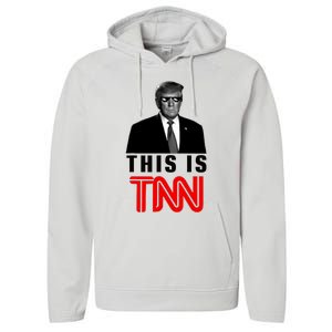 Trump This Is TNN Funny Performance Fleece Hoodie