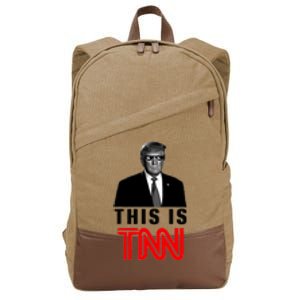 Trump This Is TNN Funny Cotton Canvas Backpack