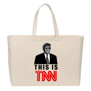 Trump This Is TNN Funny Cotton Canvas Jumbo Tote