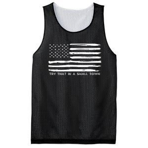 Try That In A Small Country Mesh Reversible Basketball Jersey Tank