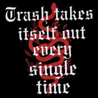 Trash Takes Itself Out Every Single Time Taylor Cropped Pullover Crew