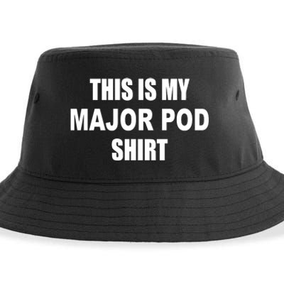 Themattcardona This Is My Major Pod Sustainable Bucket Hat