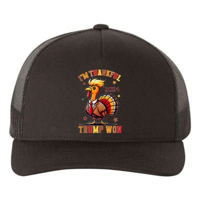 Trump Thanksgiving Im Thankful Trump Won Yupoong Adult 5-Panel Trucker Hat