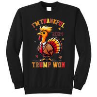 Trump Thanksgiving Im Thankful Trump Won Sweatshirt