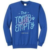 The Tomb Is Empty Great Gift Spoiler Alert Great Gift Christian Faith Gift Sweatshirt