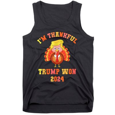 Trump Thanksgiving IM Thankful Trump Won Tank Top