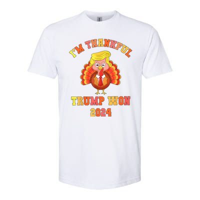 Trump Thanksgiving IM Thankful Trump Won Softstyle CVC T-Shirt