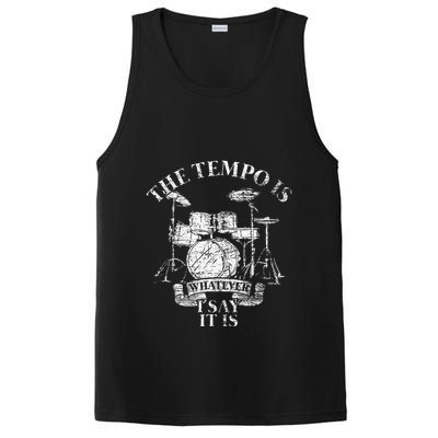 The Tempo Is Whatever I Say It Is Drums PosiCharge Competitor Tank