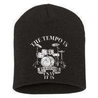 The Tempo Is Whatever I Say It Is Drums Short Acrylic Beanie