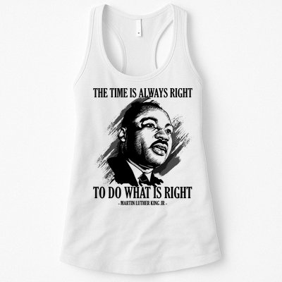 The Time Is Always Right To Do What Is Right Martin Luther King Quote Womens Tank Top