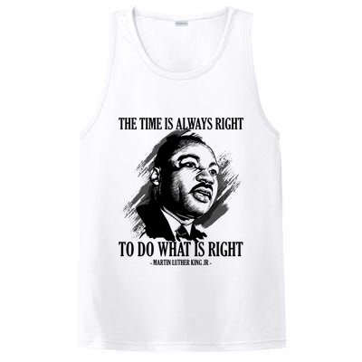 The Time Is Always Right To Do What Is Right Martin Luther King Quote PosiCharge Competitor Tank