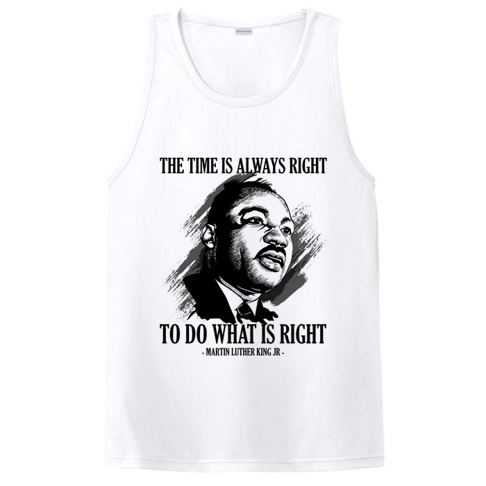 The Time Is Always Right To Do What Is Right Martin Luther King Quote PosiCharge Competitor Tank