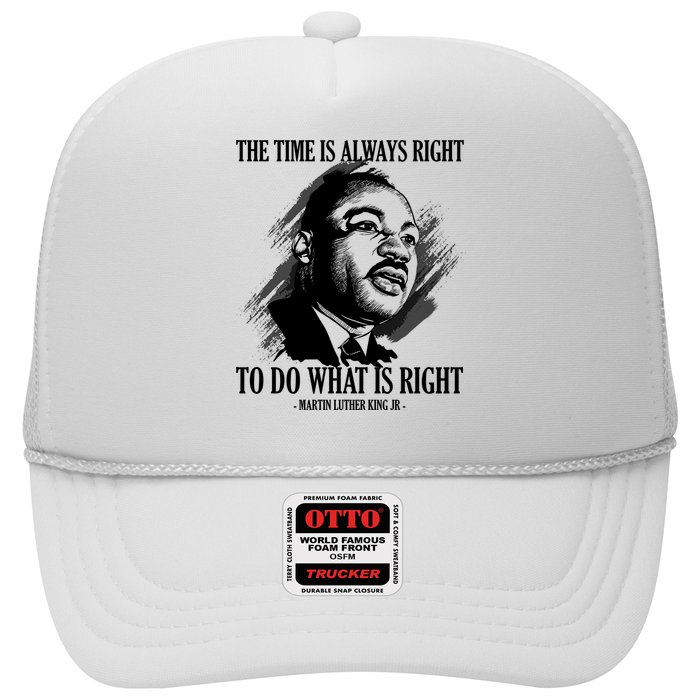 The Time Is Always Right To Do What Is Right Martin Luther King Quote Hat