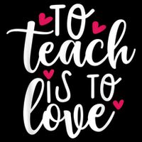 To Teach Is To Love Teacher Appreciation & Valentines Day Cooling Performance Crew T-Shirt