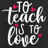 To Teach Is To Love Teacher Appreciation & Valentines Day Adult Drive Performance Visor