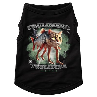 Trulimero Truli Italian Brainrot Meme Cats Head On A Fish Doggie Tank