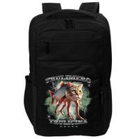 Trulimero Truli Italian Brainrot Meme Cats Head On A Fish Impact Tech Backpack