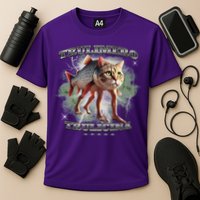 Trulimero Truli Italian Brainrot Meme Cats Head On A Fish Cooling Performance Crew T-Shirt