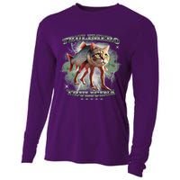 Trulimero Truli Italian Brainrot Meme Cats Head On A Fish Cooling Performance Long Sleeve Crew