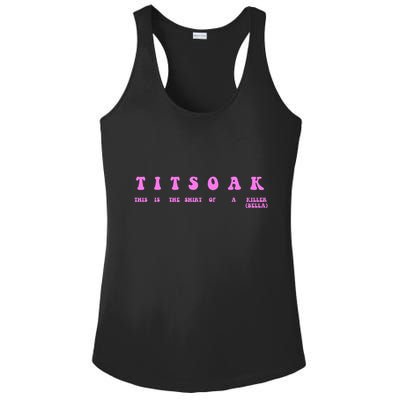 Titsoak This Is The Shrt Of A Killer Ladies PosiCharge Competitor Racerback Tank