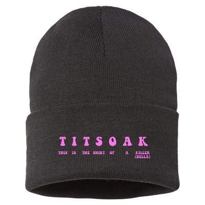 Titsoak This Is The Shrt Of A Killer Sustainable Knit Beanie
