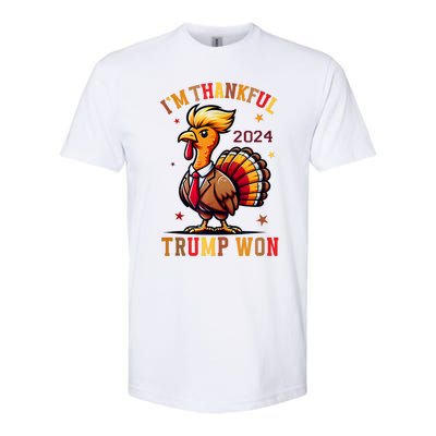 Trump Thanksgiving IM Thankful Trump Won Softstyle CVC T-Shirt