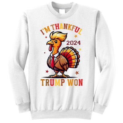 Trump Thanksgiving IM Thankful Trump Won Sweatshirt